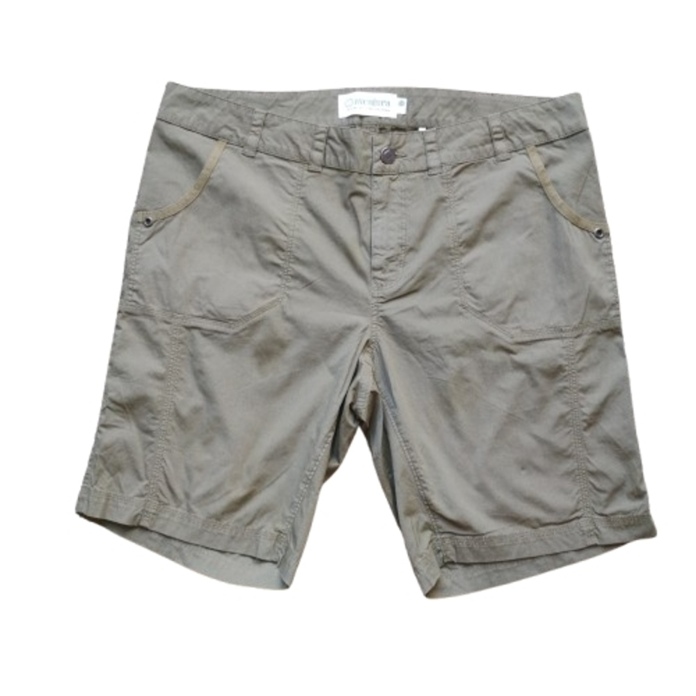 NWT Aventura Deep Olive‑Khaki Shorts 12 Lightweight Cotton 10” Inseam